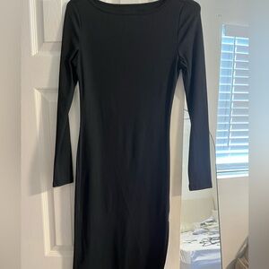 Midi Black Dress
